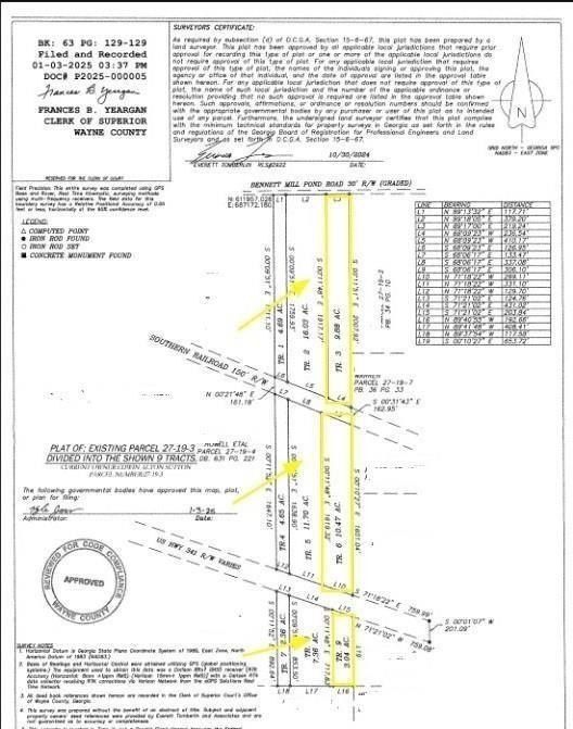 0 Tract 3 Hwy 341 & Bennett Mill Pond Road - Land for sale in Odum, GA