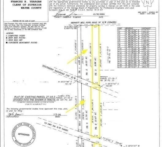 0 Tract 3 Hwy 341 & Bennett Mill Pond Road - Land for sale in Odum, GA